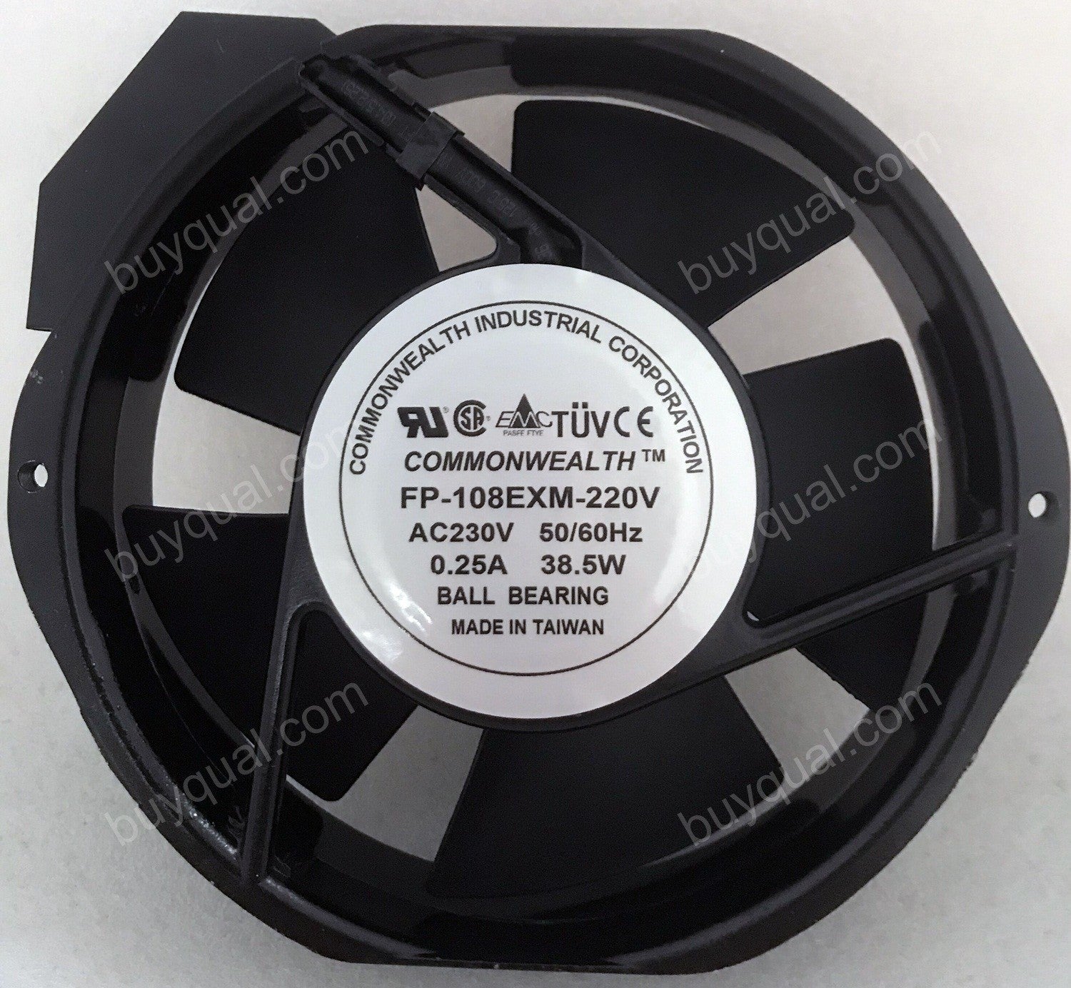 COMMONWEALTH FP-108EXM FP-108EXM-220V FP-108EXMHP 220V 0.25A 38.5W Cooling Fan - Original New COMMONWEALTH FP-108EXM FP-108EXM-220V FP-108EXMHP 220V 0.25A 38.5W Cooling Fan - Original New